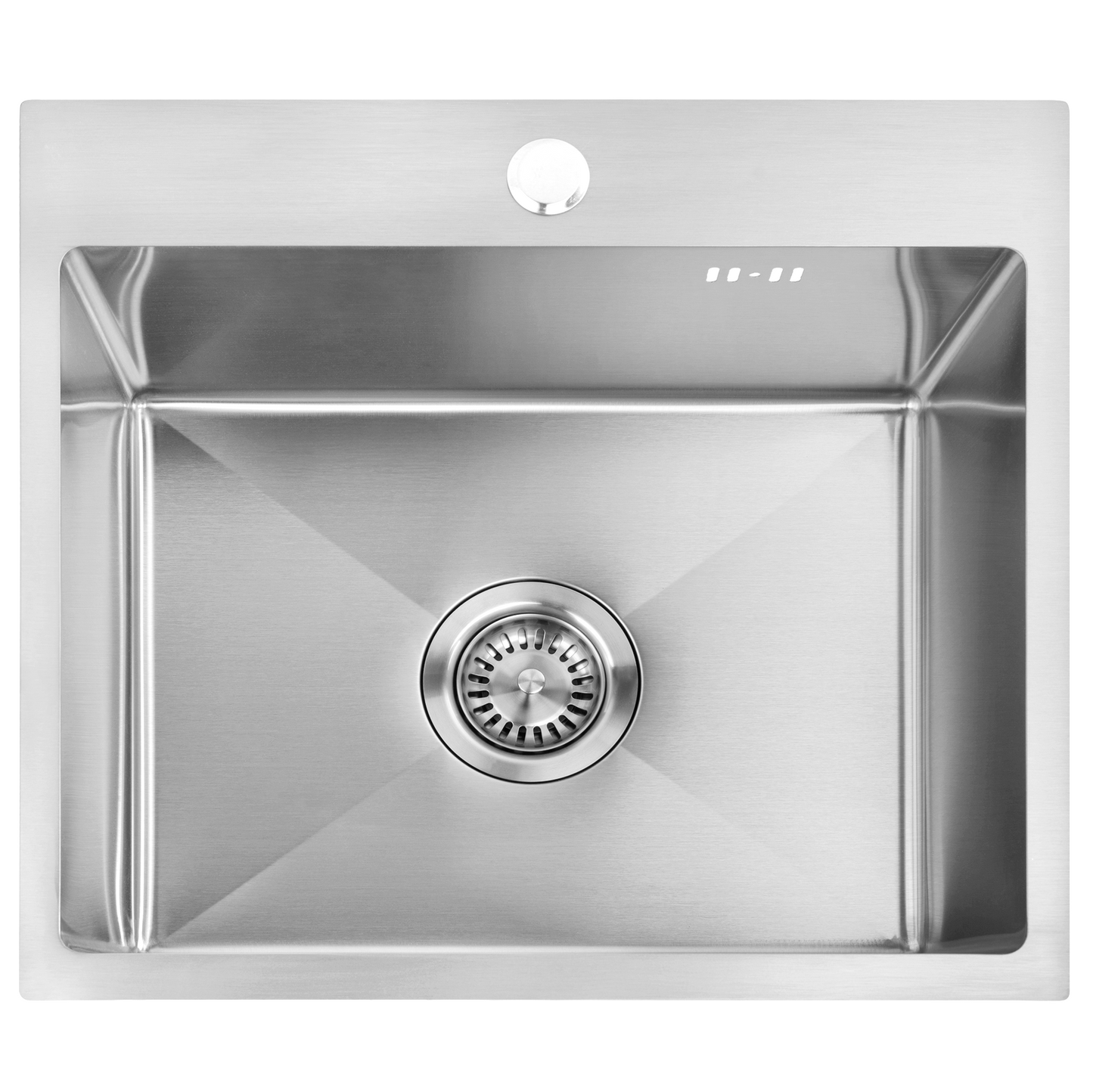 Chiuvetă Inox Leo 50 Brush Nickel fără robinet de bucătărie 2
