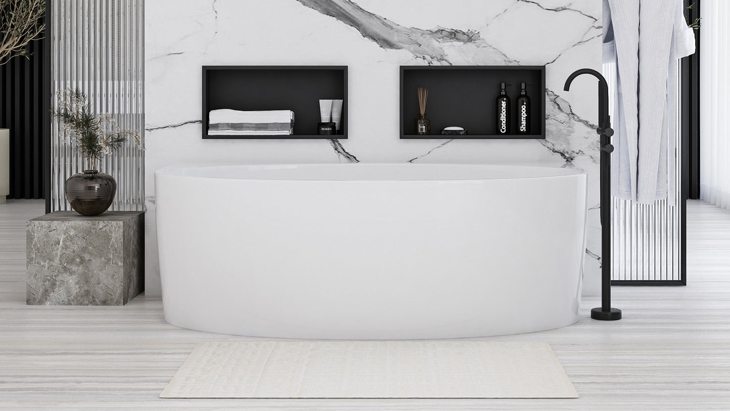 RAFT BAIE INCASTRAT PERETE 30x45 matte black 7