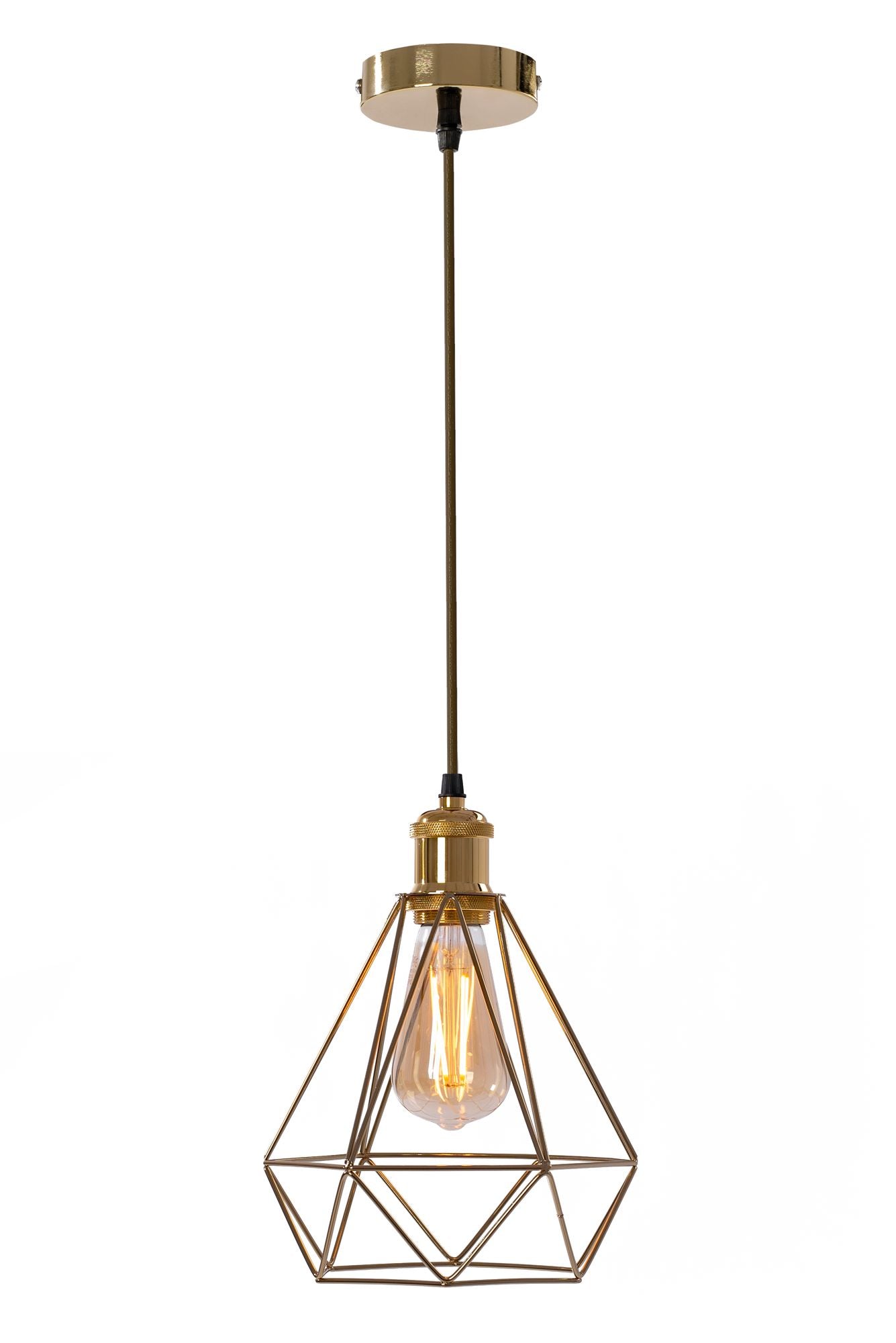LAMPA SUSPENDABILA DIAMANT Light Gold 392197 2