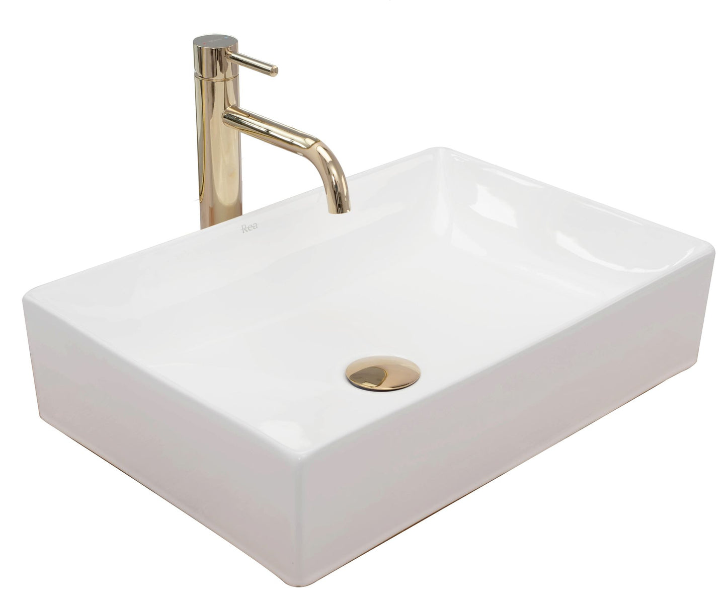 Lavoar pentru blat Rea Inga white 1