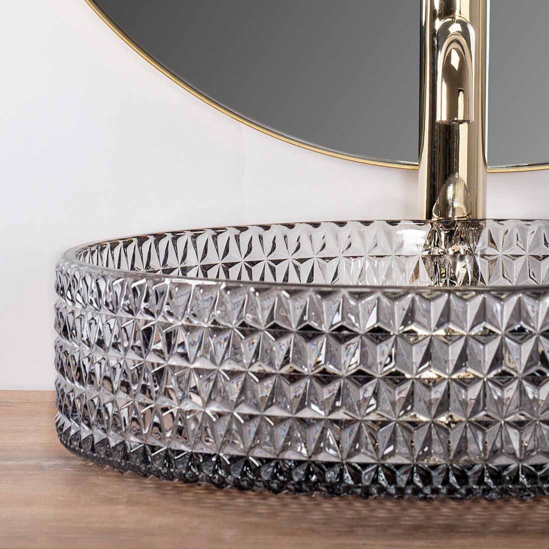 Lavoar pe blat Rea Cristal Grey 39 4