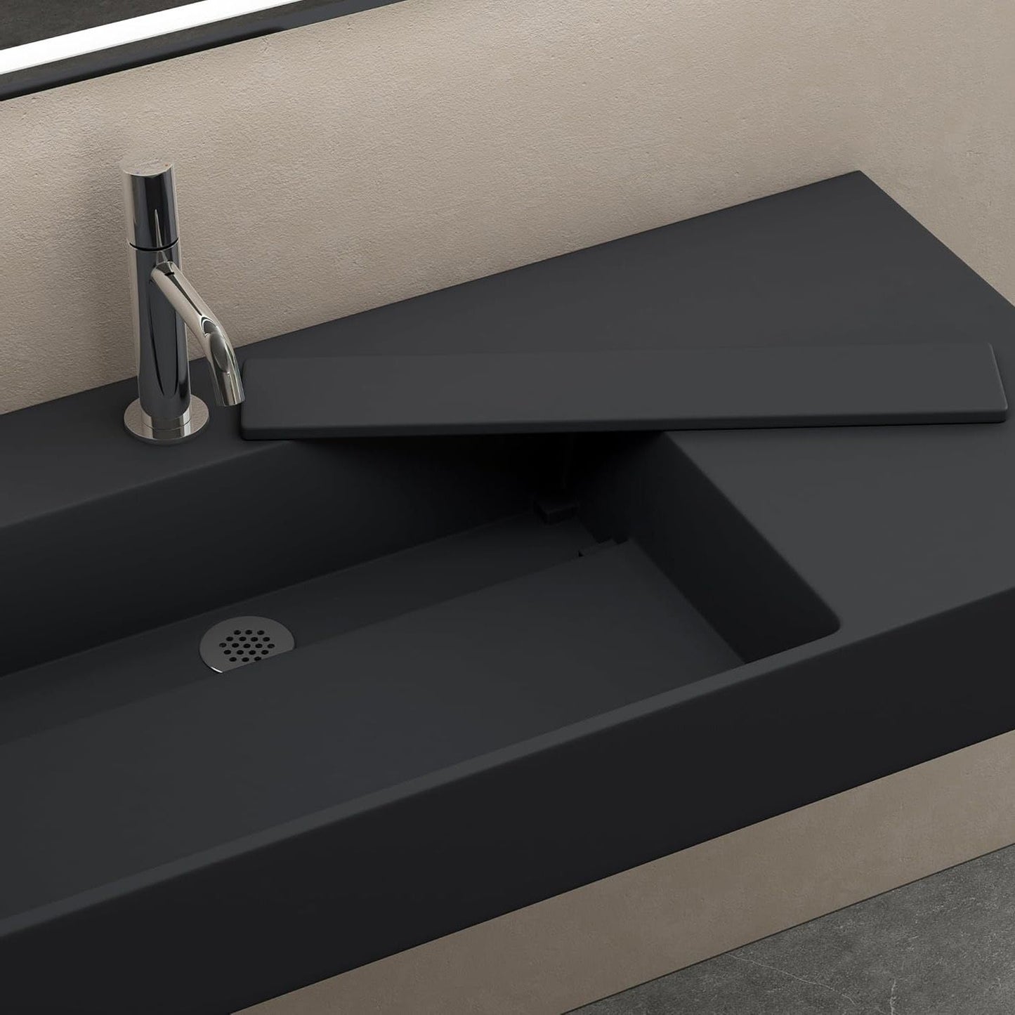 Lavoar pentru blat Archi 75 CM Grey MATT 6