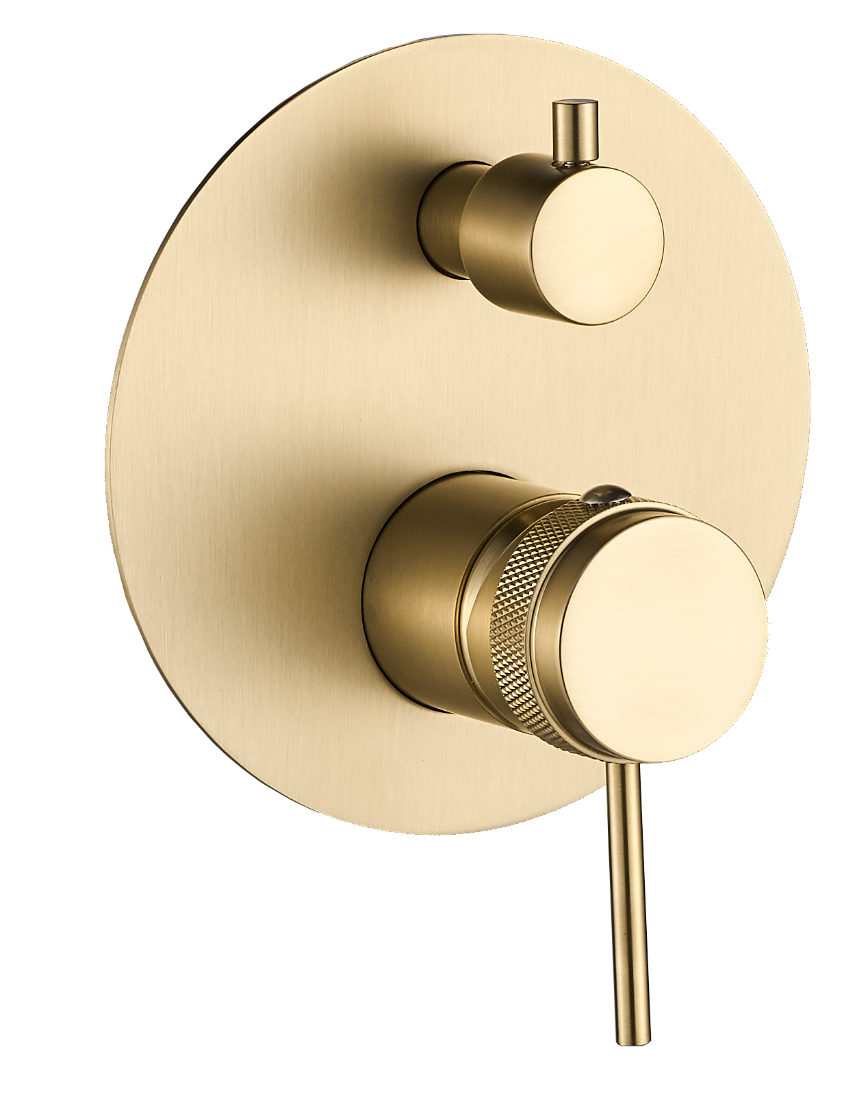 Set de dus incastrat Rea Lungo Grip Gold Brush + BOX 4