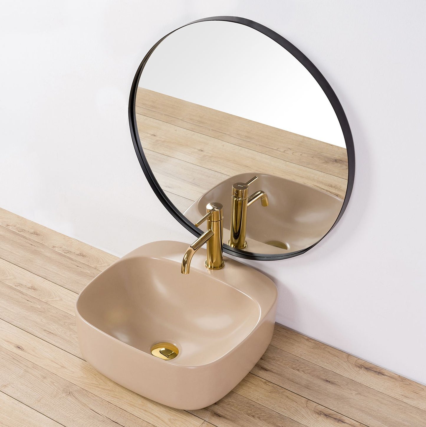 Lavoar pentru blat Rea Luiza 42 Beige MAT 4