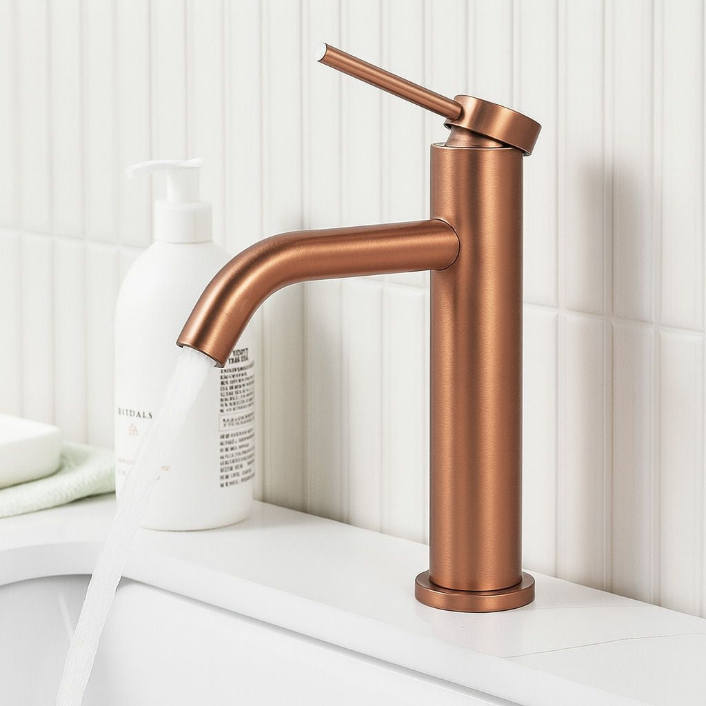 Robinet Pentru Lavoar Rea Clif Brush Copper Low 6