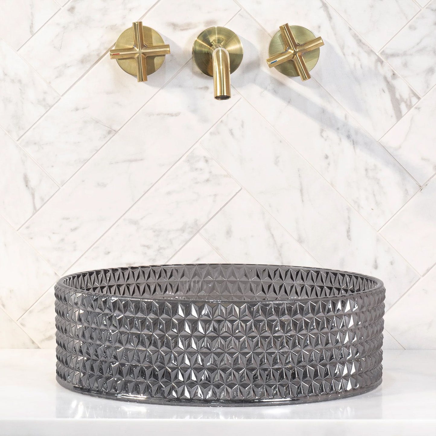 Lavoar pe blat Rea Cristal Black 3