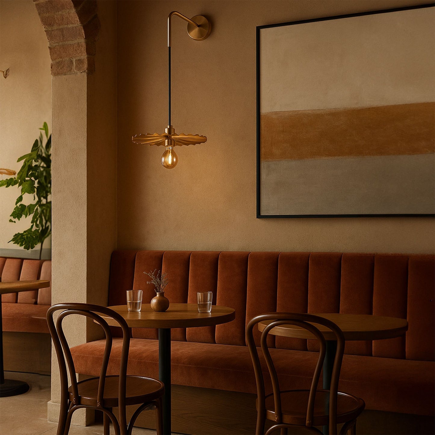 Lampa De Perete APP1356-1W Old Gold 30 Cm 9