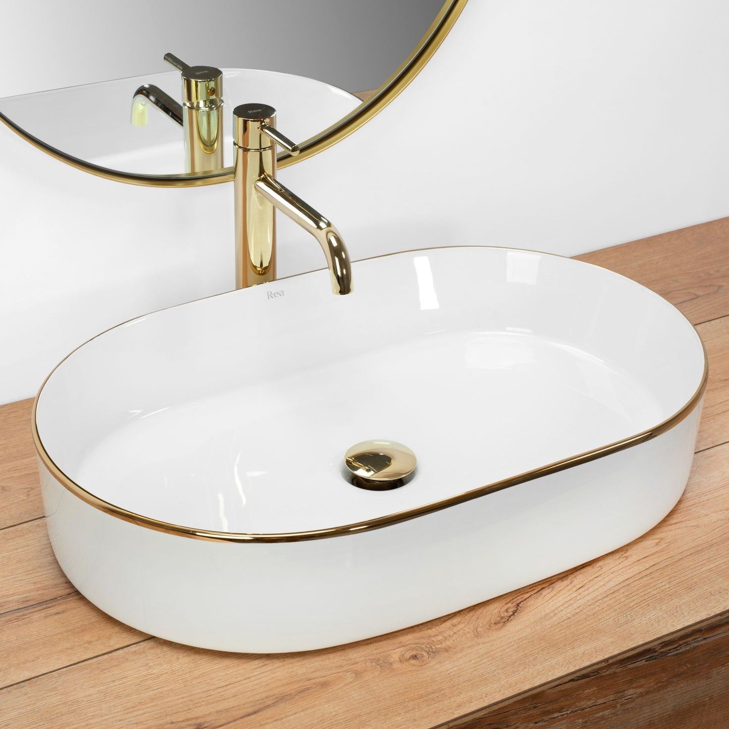 Lavoar pe blat Rea Nadia White Gold Edge 2