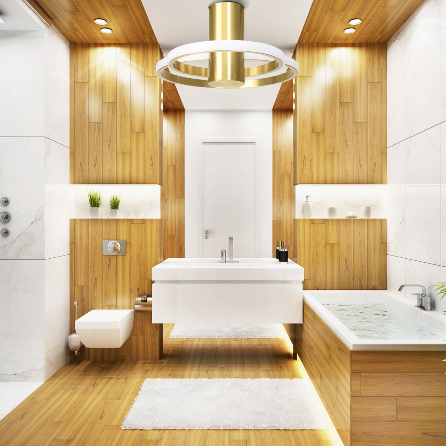 Lampa APP1402-CW Gold 2