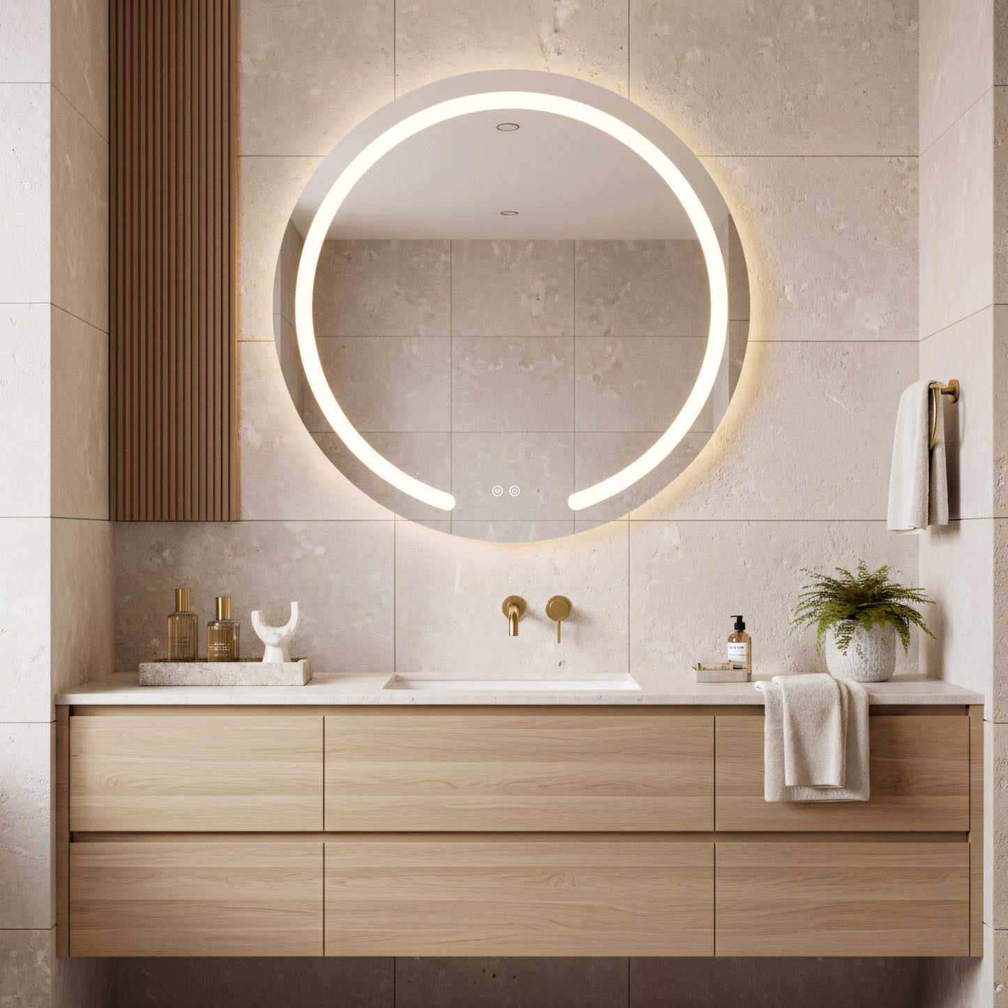 Oglindă LED 100cm Modern 10