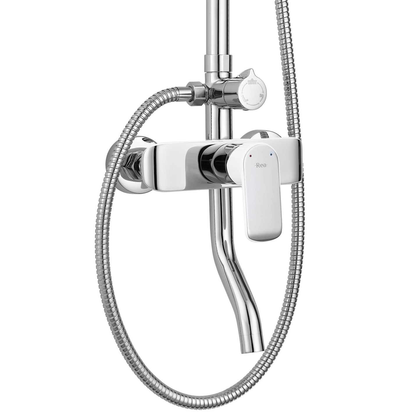Set Dus Rea Bloom White Chrome 4