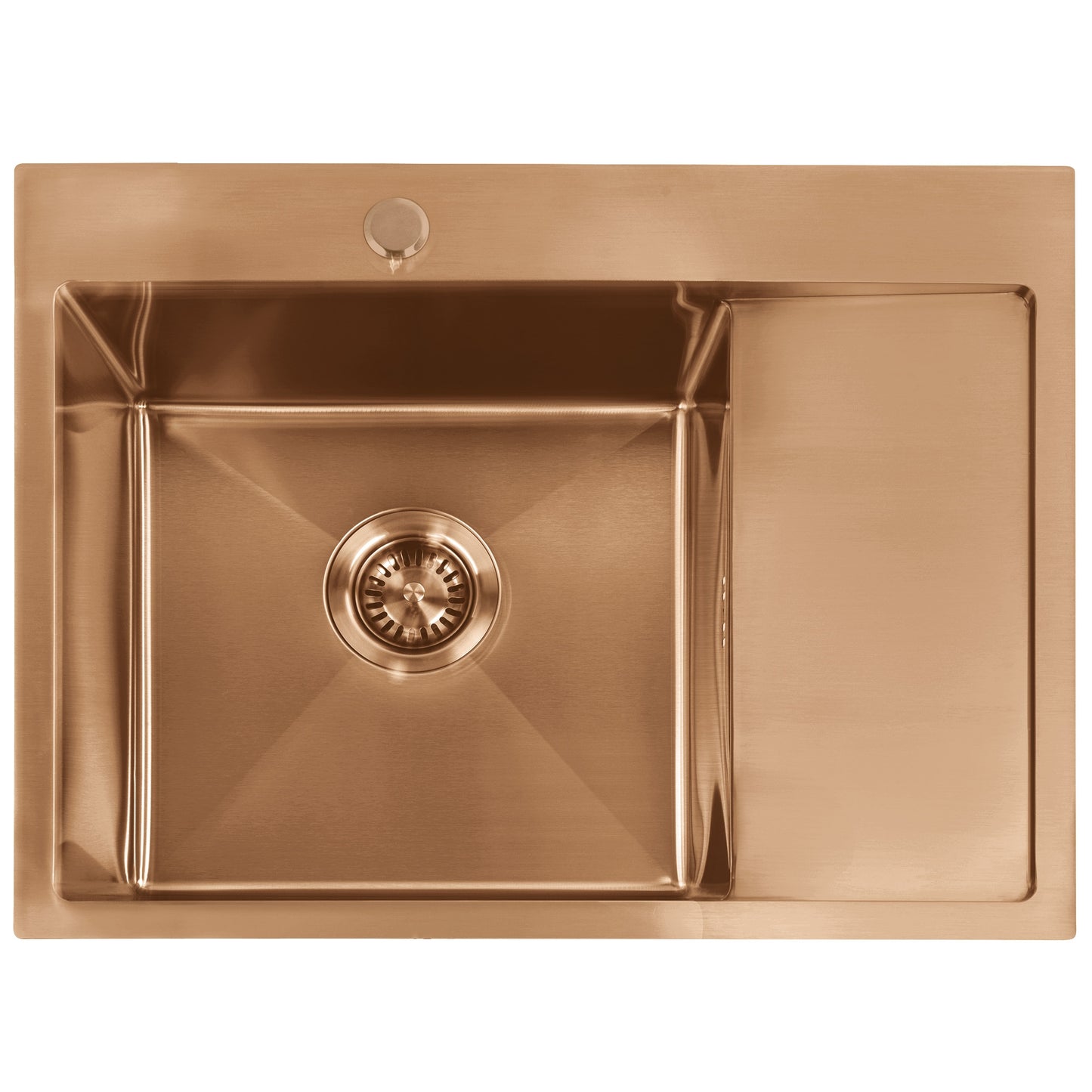 Chiuvetă inox Fin BRUSH COPPER fără robinet de bucătărie 11