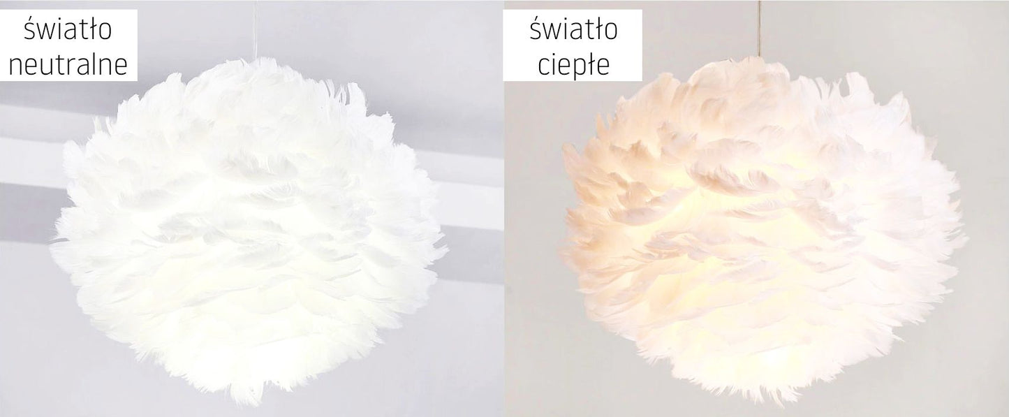 Lampă suspendată cu pene gri APP334-3CP 7