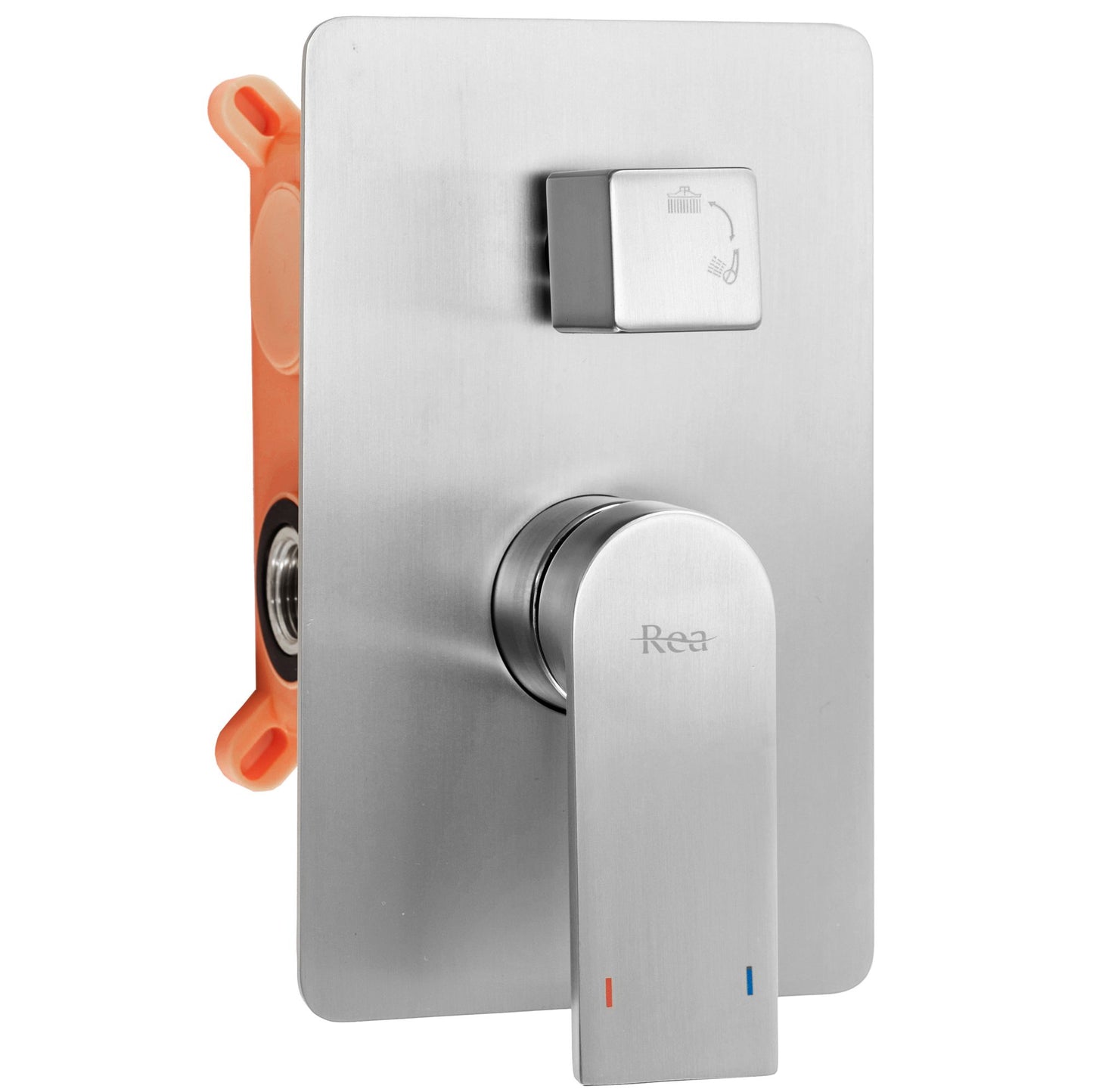 Set de duș incastrat nichel periat INOX + BOX 2