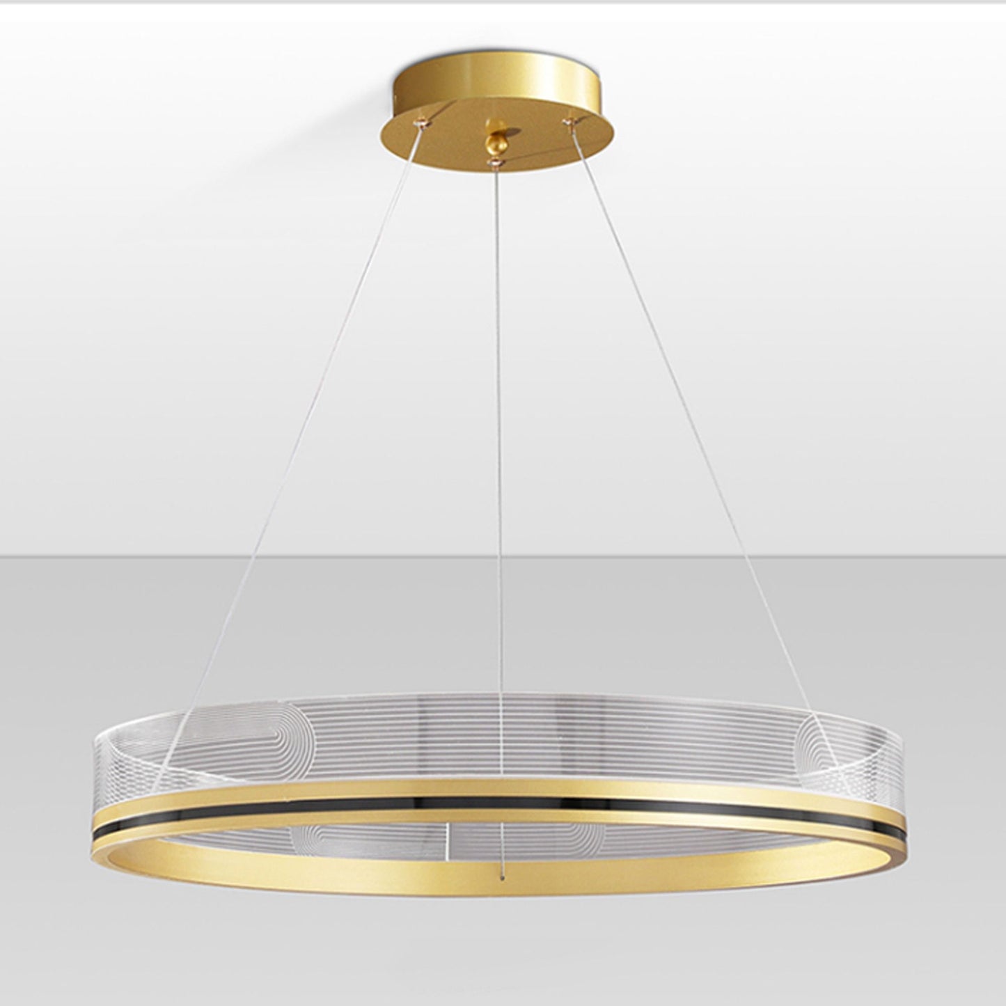Lampă suspendată APP1190-CP Gold 60cm 6