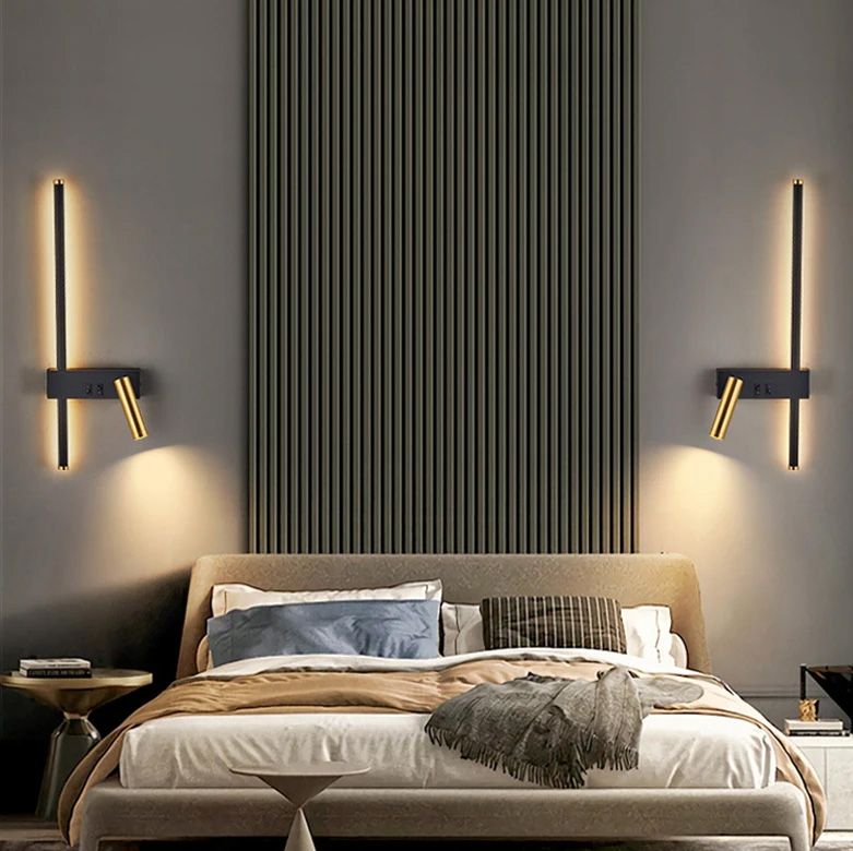 Lampa de perete APP1439-W BLACK GOLD LEFT 9