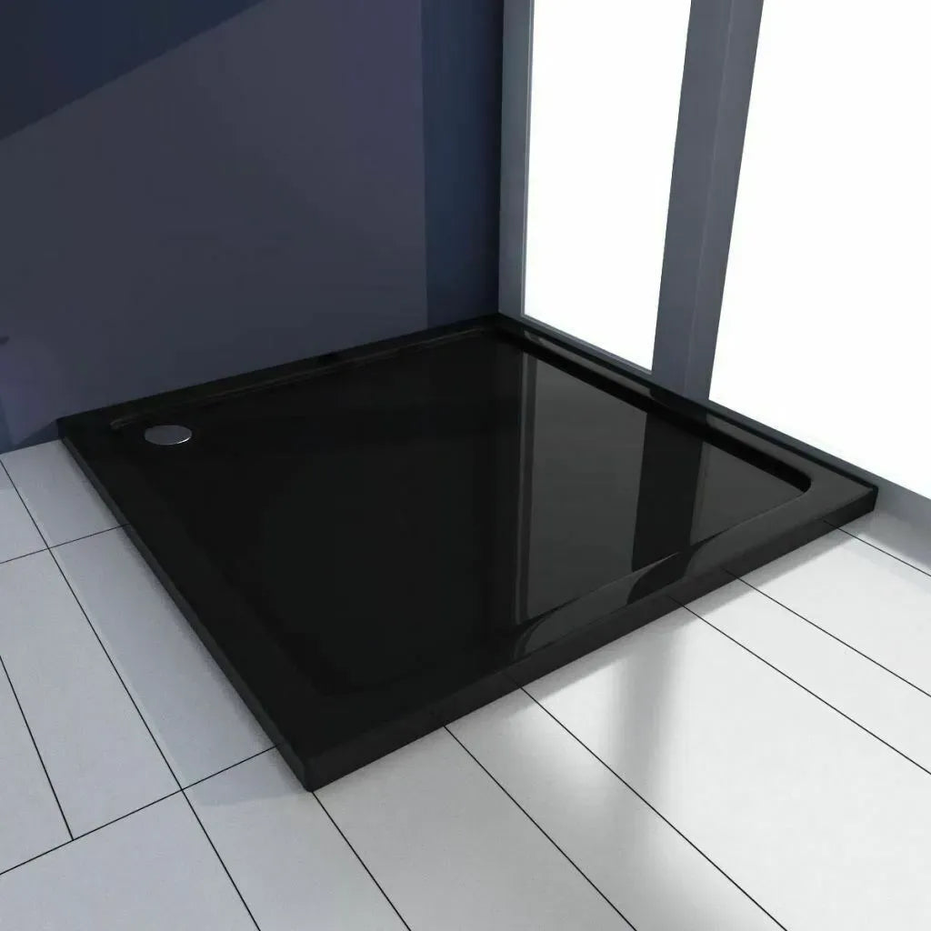 Cada pentru dus din acril Rea Savoy negru 90x90 3