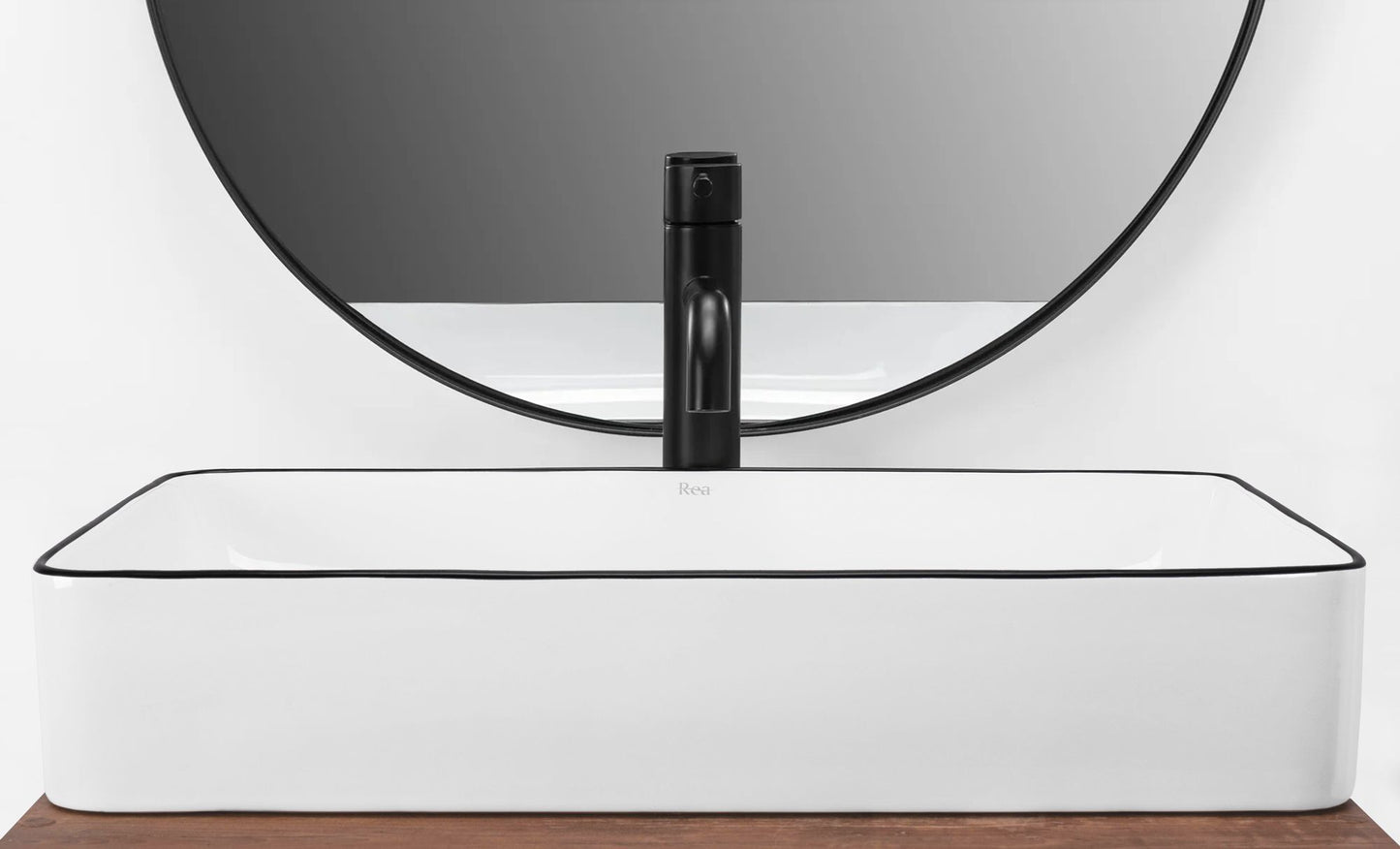 Lavoar pentru blat Rea Denis Black Edge 3