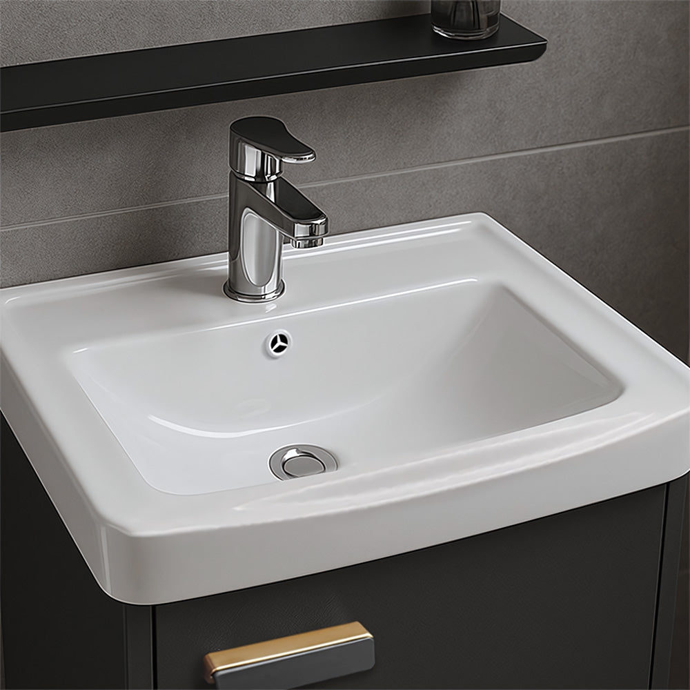 Set Mobilier De Baie Cu Lavoar Molly 40cm Grey 3