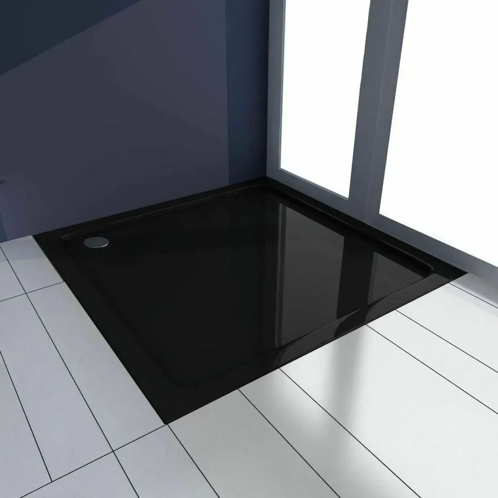 Cada pentru dus din acril Rea Savoy negru 90x90 4