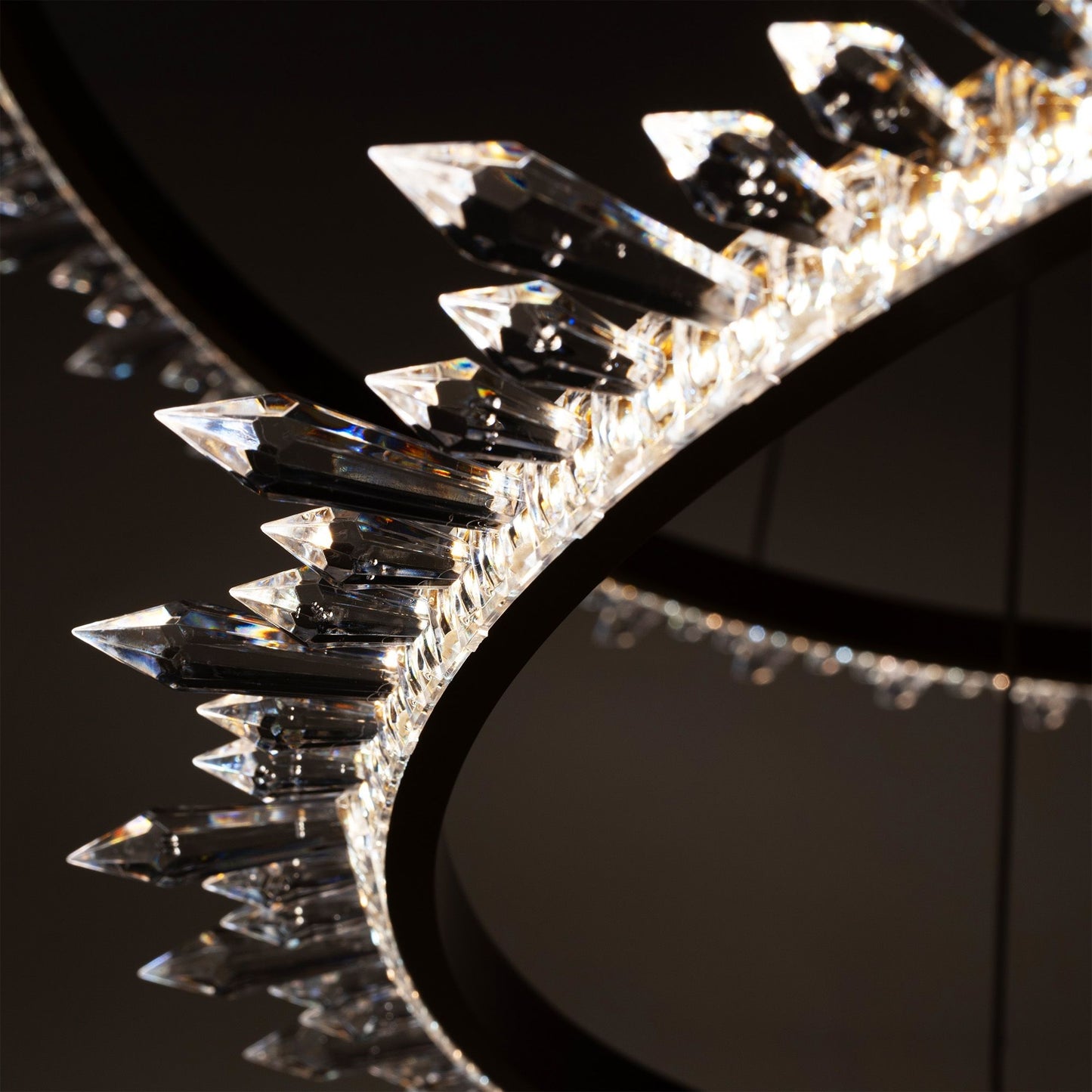 Lustra Tavan Led Cristal APP1609-3C Gold 7