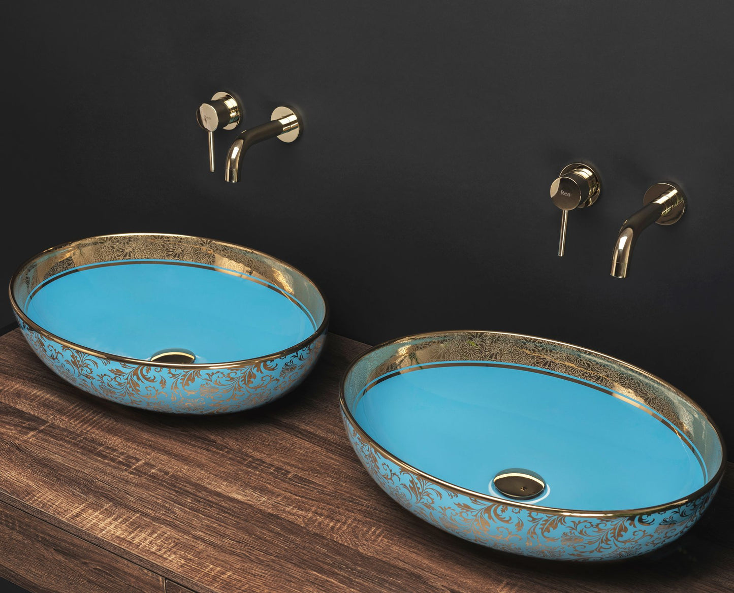 Lavoar pe blat Rea Margot Gold/Blue 3