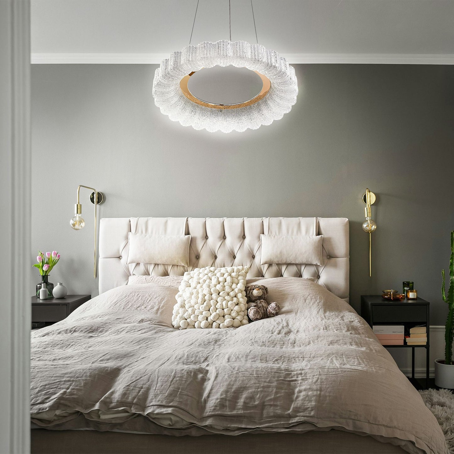 Lampa Led Ms018-cp Rose Gold 40cm 9