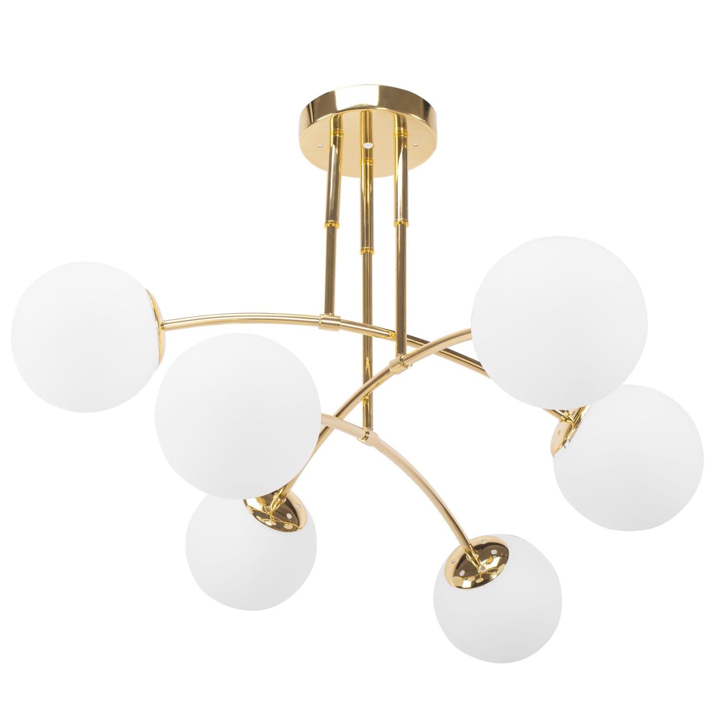 LAMPA WISZĄCA SUFITOWA ZŁOTA APP1577-5C 2