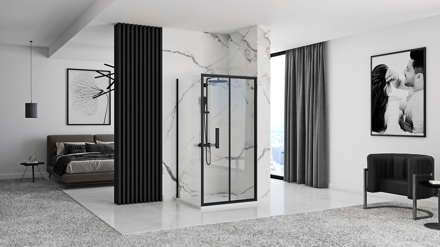 Cabina dus De colt Rapid Fold Usa:80 x Perete:80 3