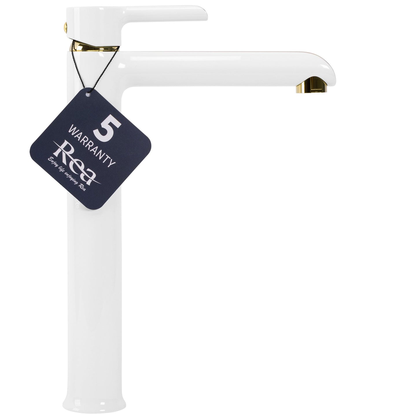 Baterie pentru baie Rea MELIA white gold High 3