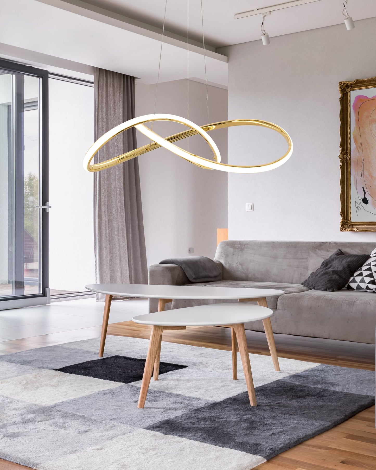 Lampa APP394-CP Gold 3