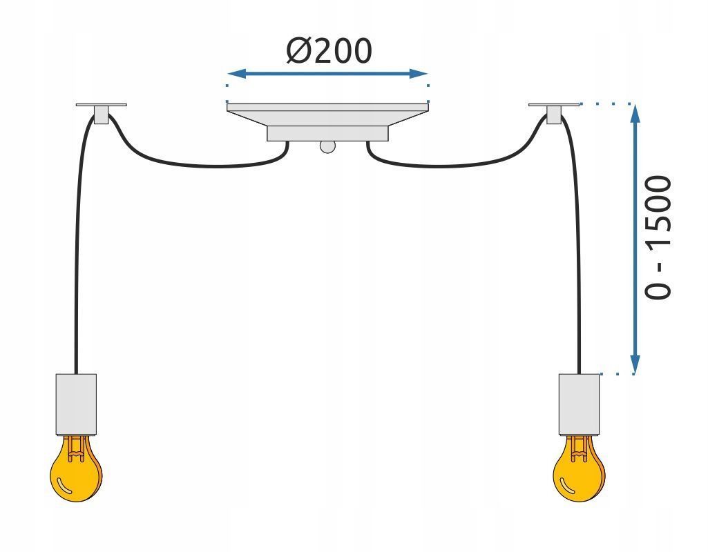 Lampa Spider Rope 6 8