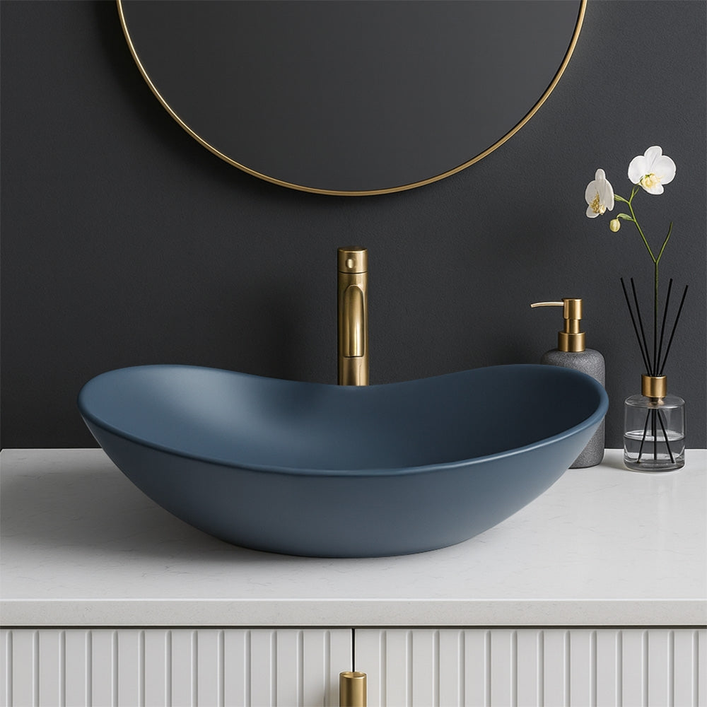 Lavoar pentru blat Rea Royal Blueberry Matt 6