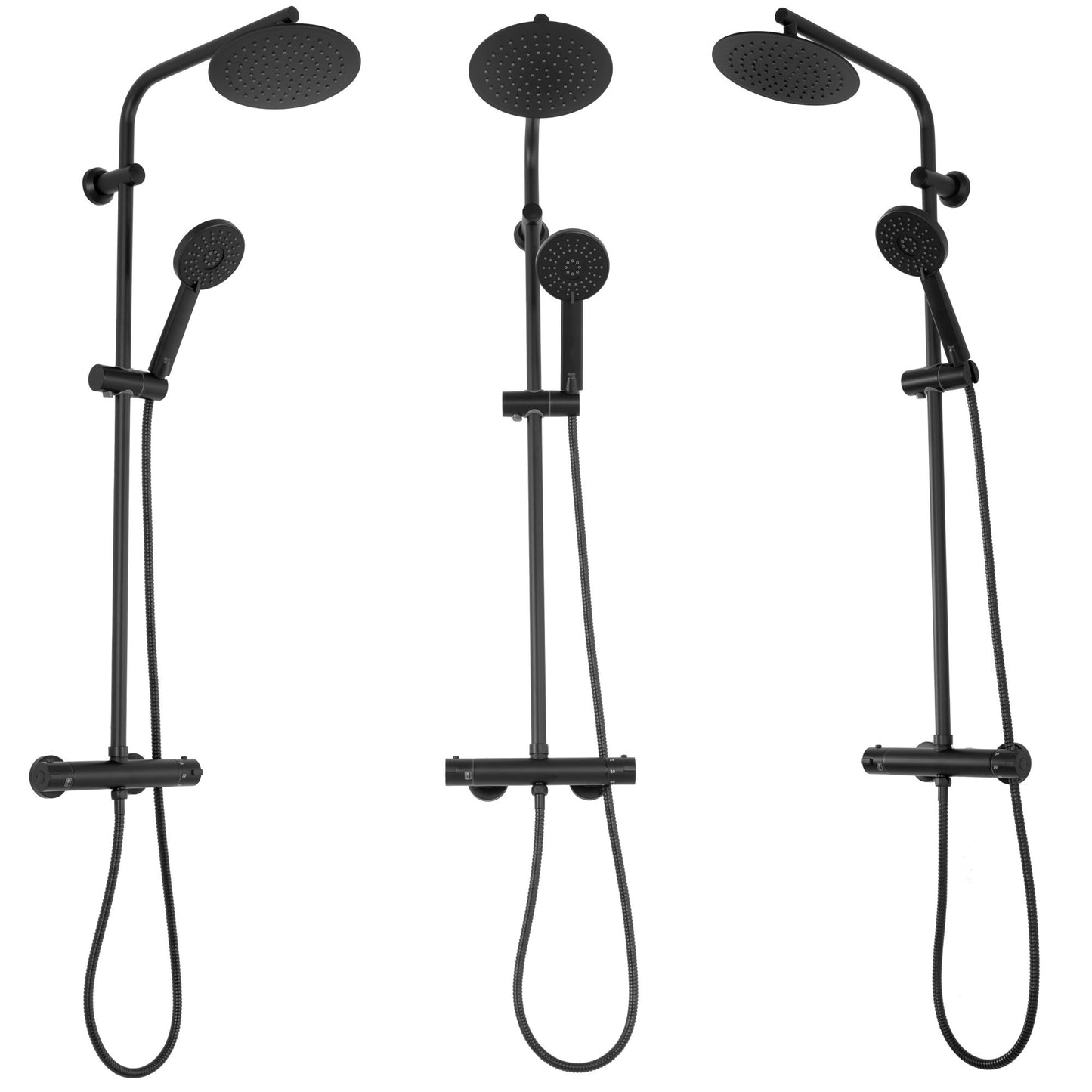 Coloana de dus REA BLISS Negru 2