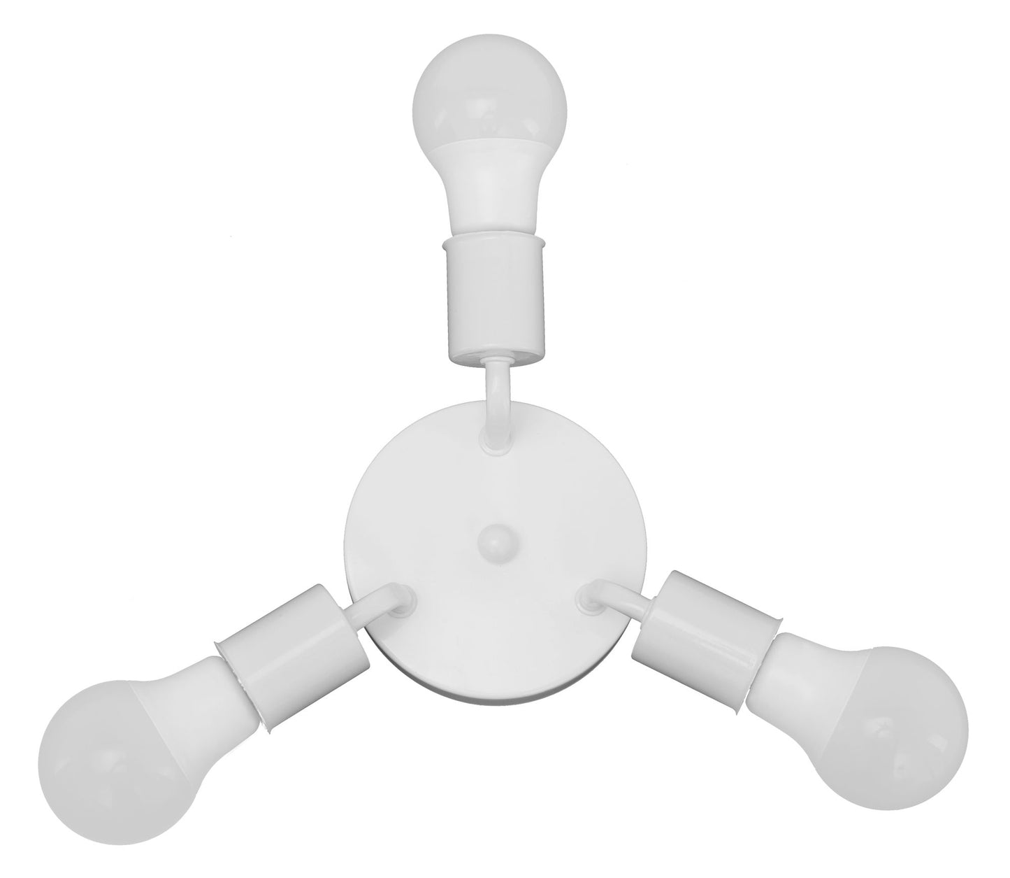 Triplă plafoniera metalica alba APP702-3C 4