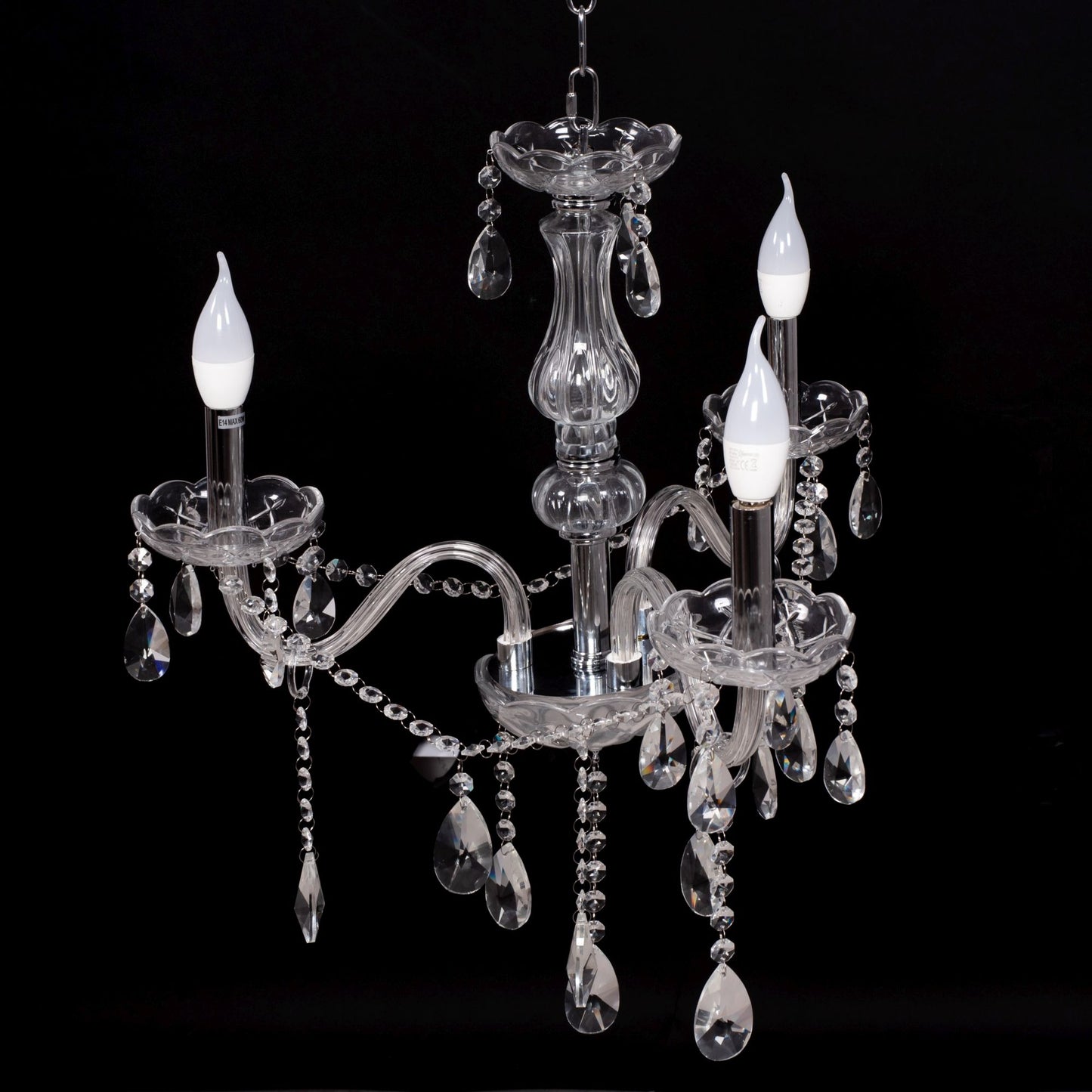 Candelabru cu lampă de cristal 300752 7