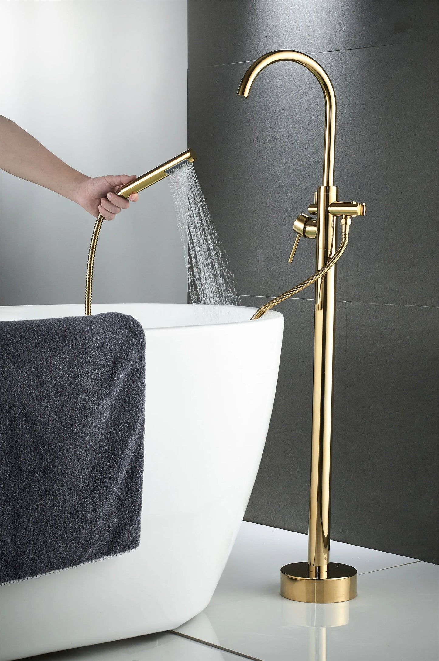 Baterie de podea Rea Lungo Gold 6
