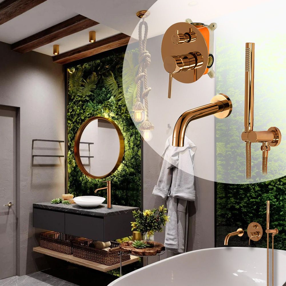 Baterie pentru cada Incastrata Rea Lungo Copper + BOX 2