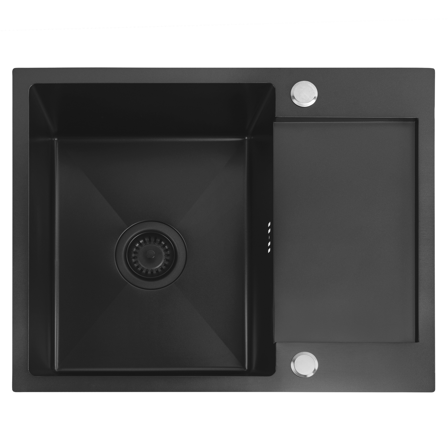 Chiuvetă Inox Paul Black cu robinet de bucătărie 2