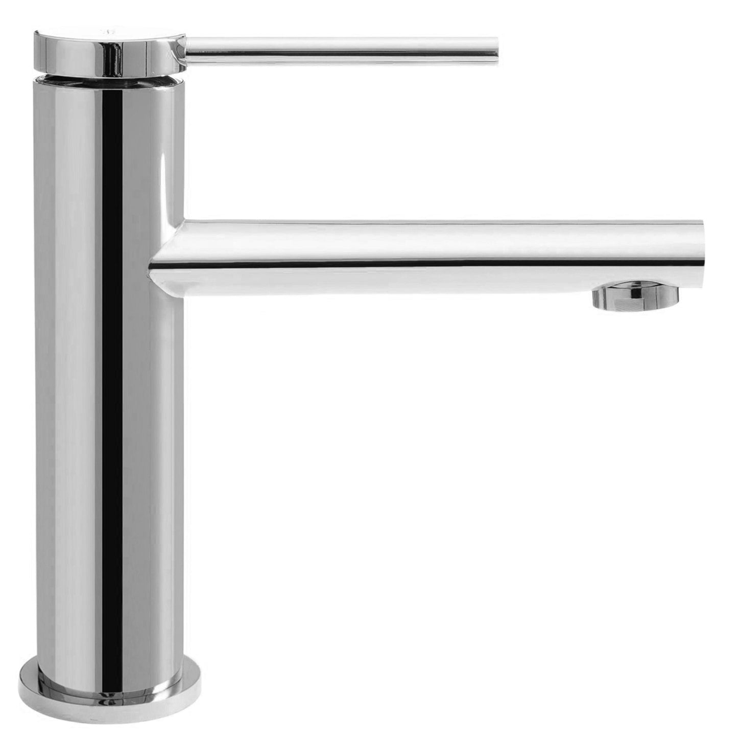 Baterie pentru lavoar REA OVAL CHROM low 4