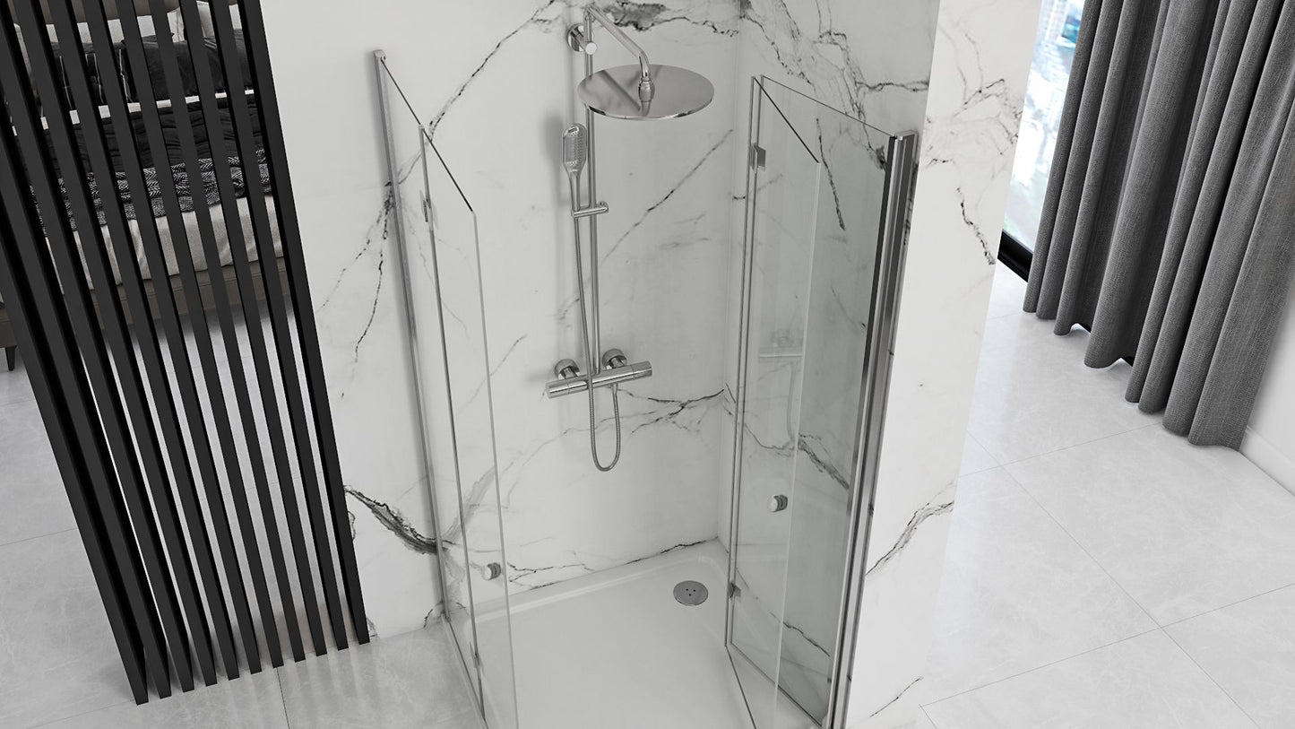 Cabina de dus pliabil Rea Fold N2 90 x 90 cm 3
