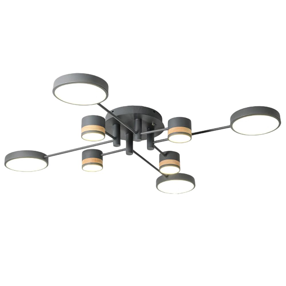 LAMPĂ DE PLAFON GRI APP528-8C 2