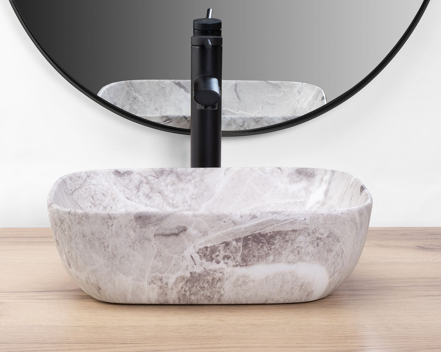 Lavoar pentru blat Rea Belinda mini stone matt 4
