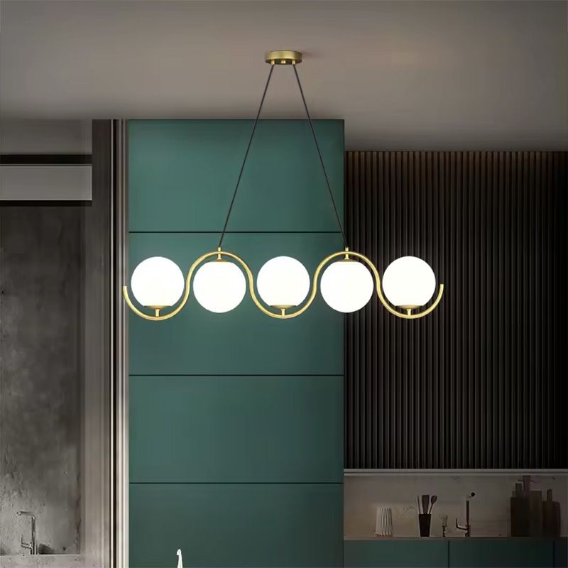 Lampă de tavan APP1440-5CP GOLD 2