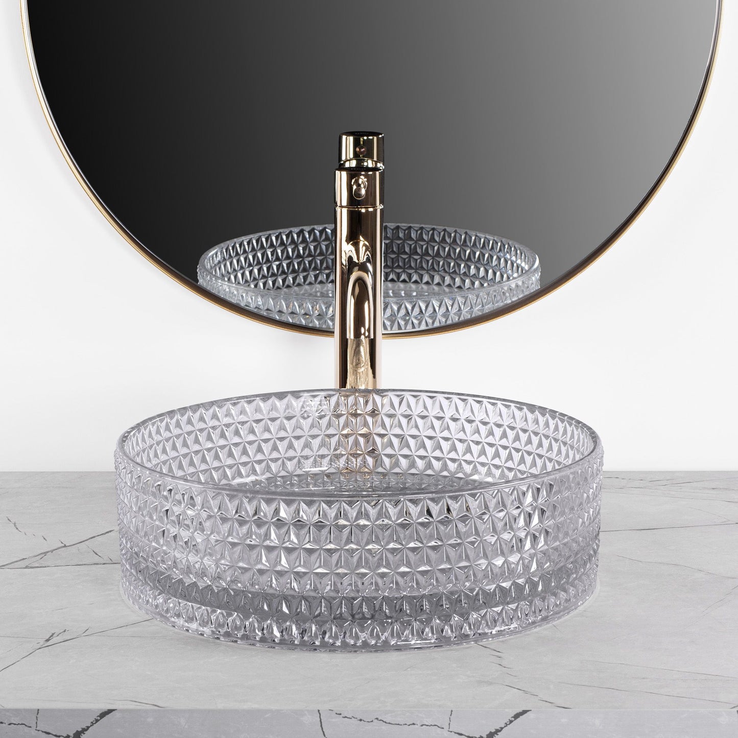 Lavoar pe blat Rea Cristal Light Grey 2