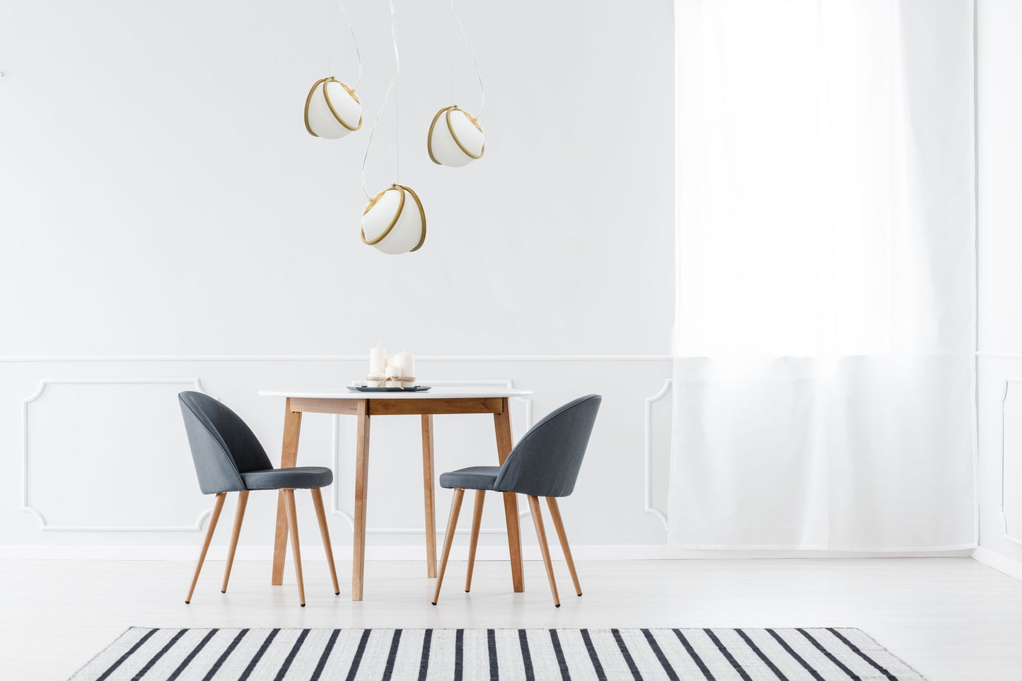 Lampa APP1090-3 CP GOLD WHITE 6