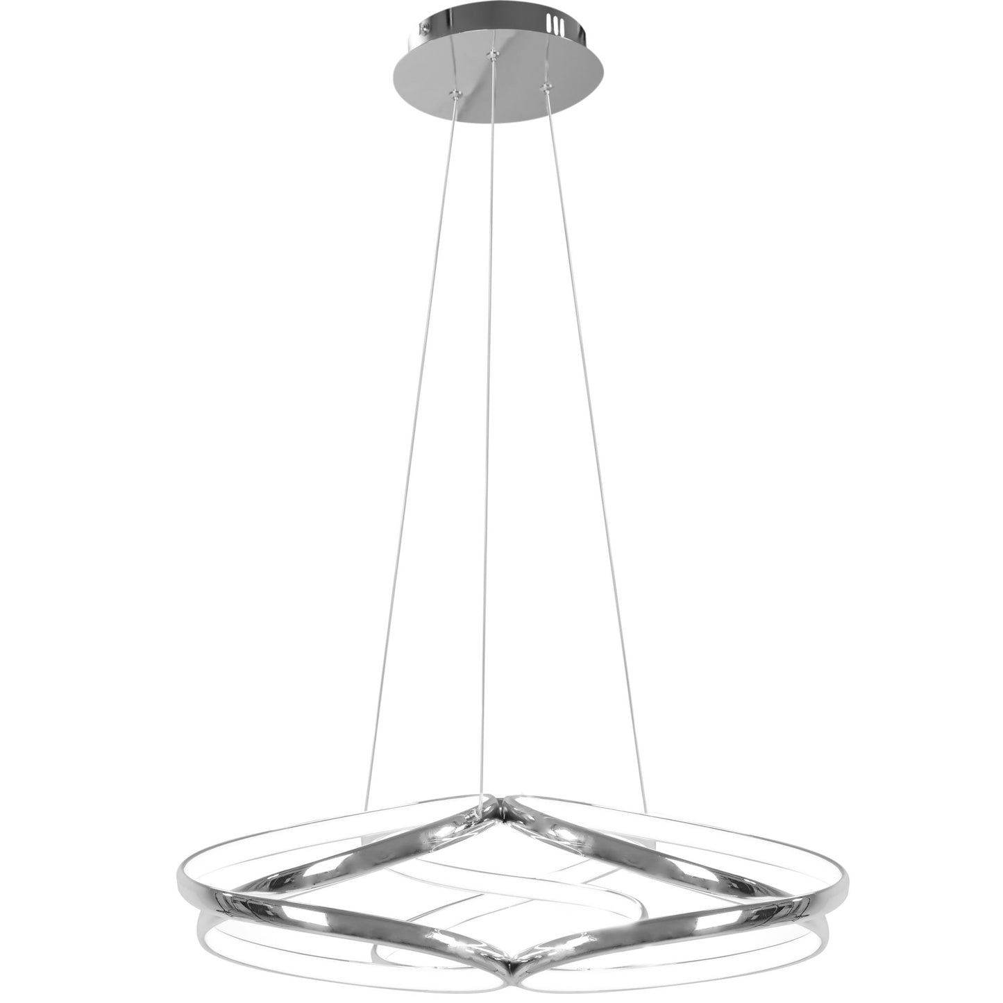 Lampa LED APP795-CP Flat Chrom 2