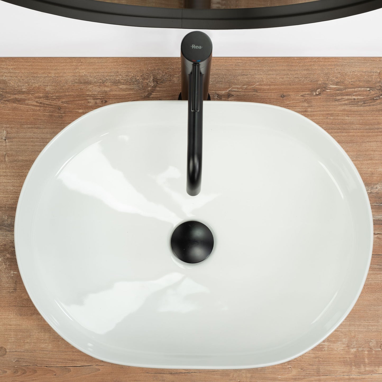 Lavoar ceramic pentru blat Rea Nadia 50 4