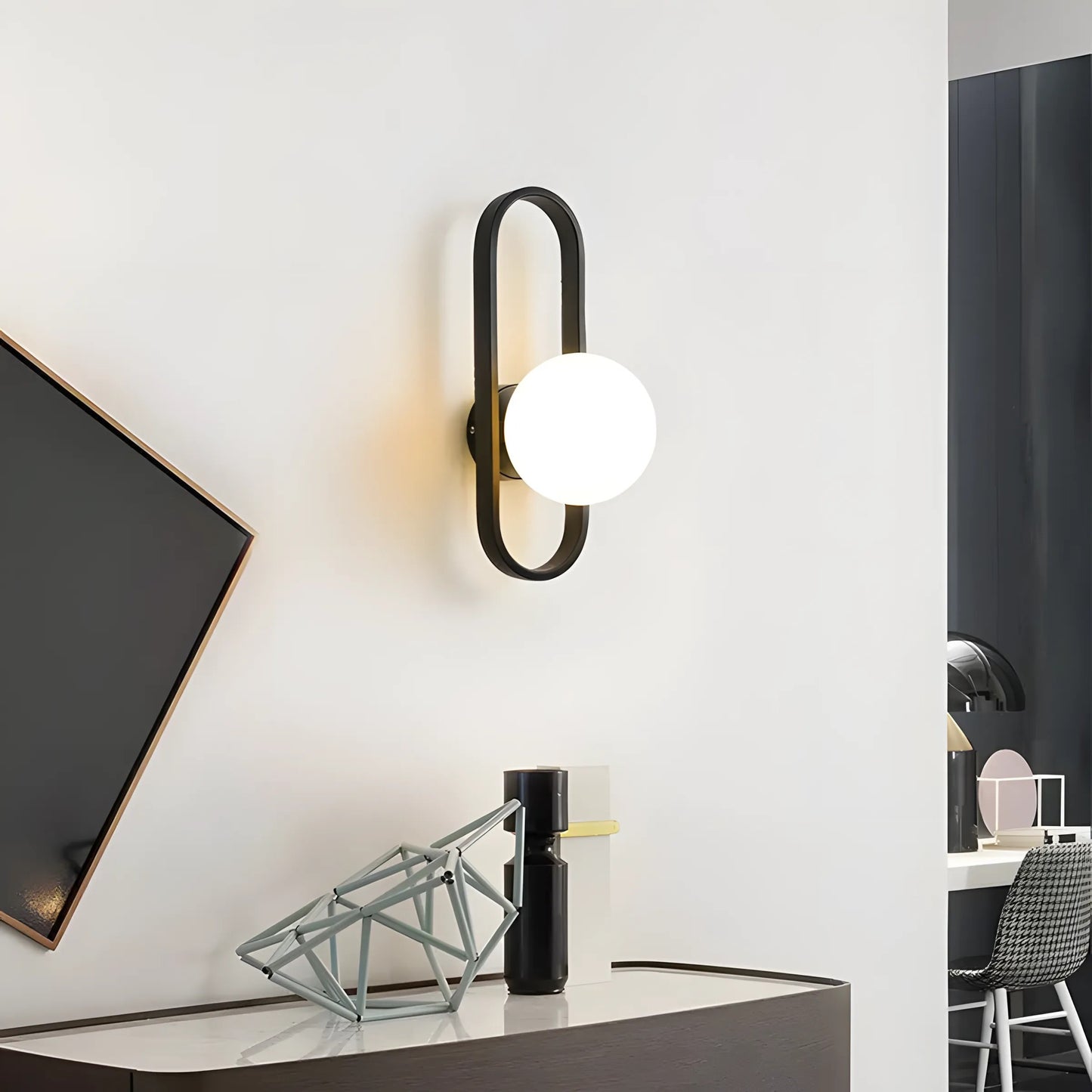 Lampa de perete APP1755-1W BLACK WHITE 7