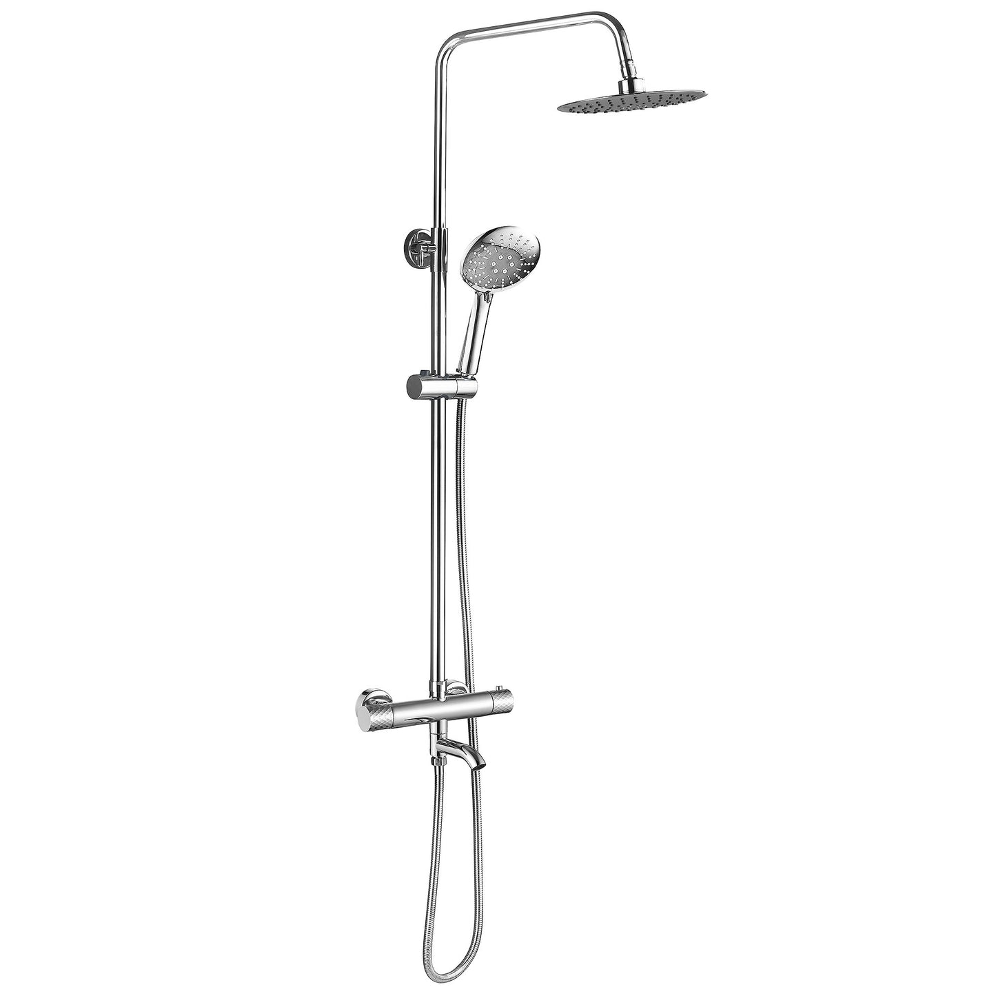 Coloana de dus cu termostat Lungo Diamond Crom 5